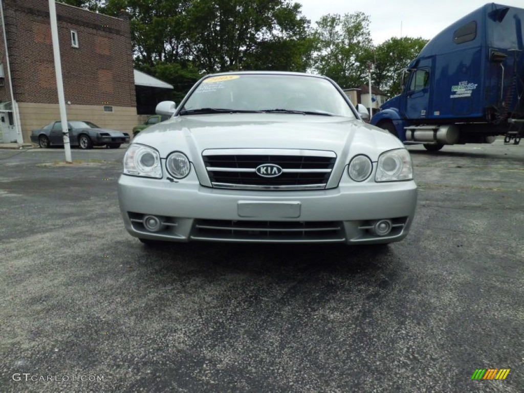 2005 Optima LX V6 - Diamond Silver / Gray photo #11