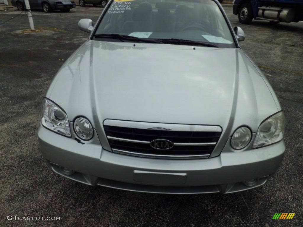 2005 Optima LX V6 - Diamond Silver / Gray photo #12