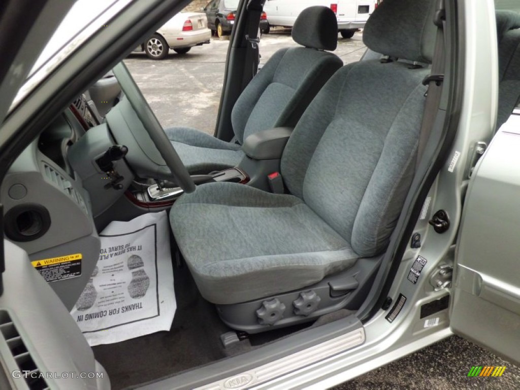 2005 Optima LX V6 - Diamond Silver / Gray photo #31