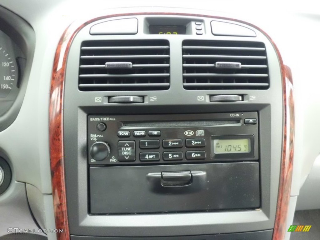 2005 Optima LX V6 - Diamond Silver / Gray photo #38