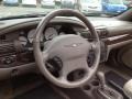 Taupe 2004 Chrysler Sebring Limited Convertible Steering Wheel