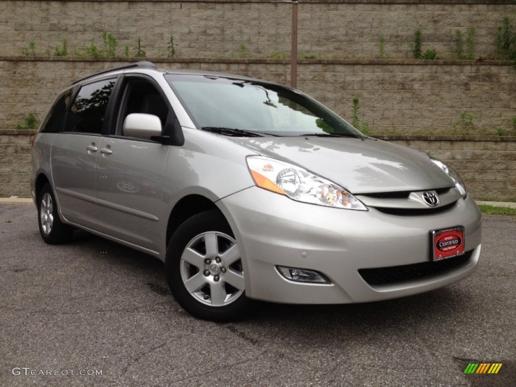 2010 Sienna XLE - Silver Shadow Pearl / Stone photo #1