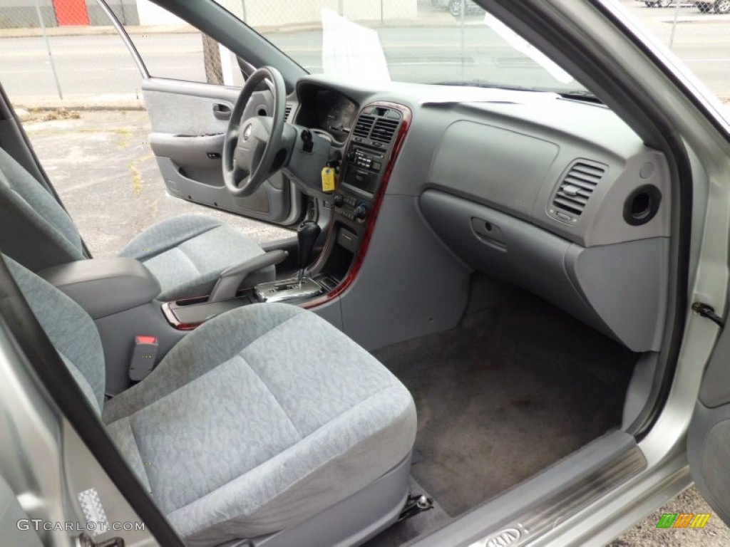 2005 Optima LX V6 - Diamond Silver / Gray photo #77