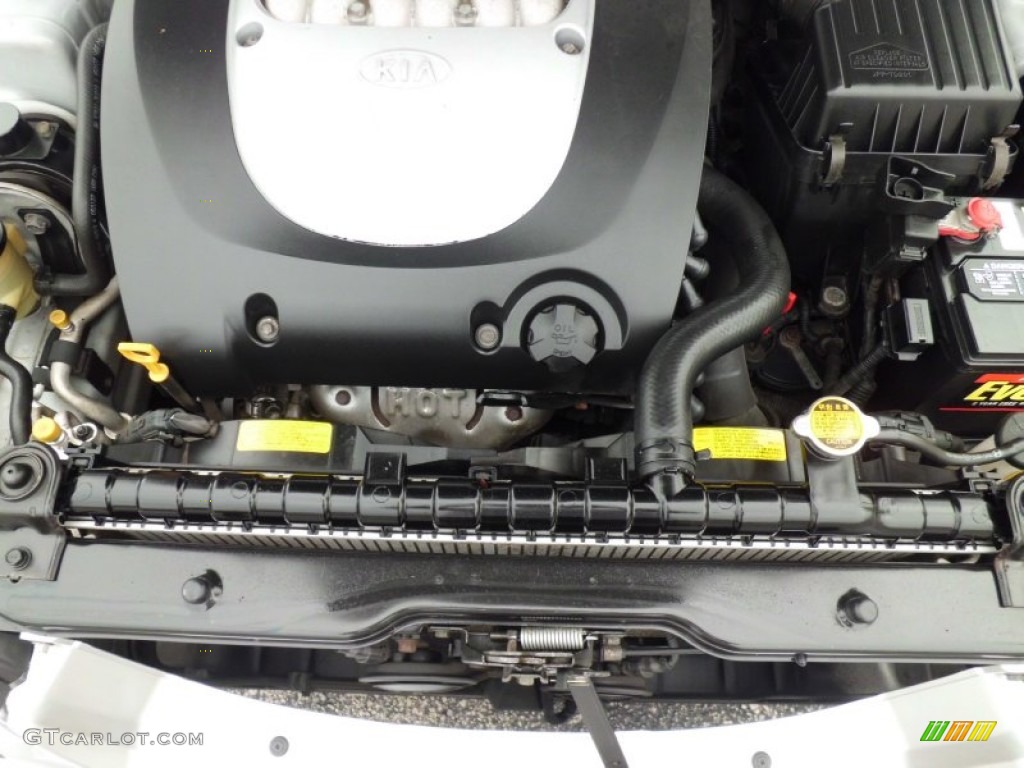 2005 Optima LX V6 - Diamond Silver / Gray photo #81