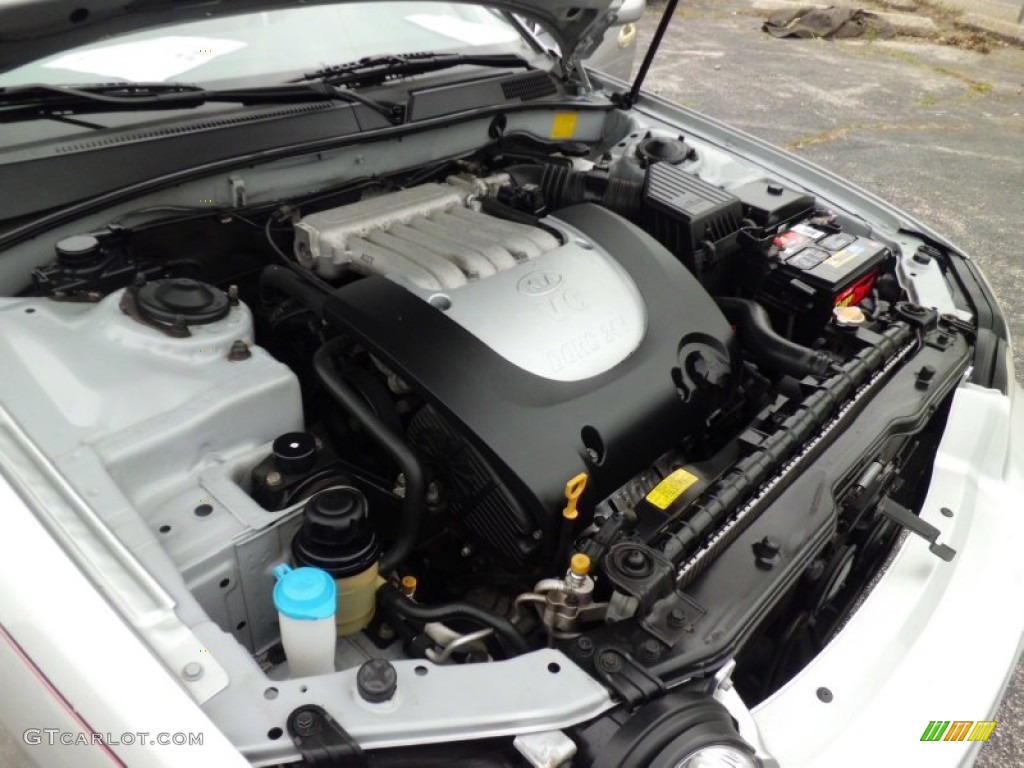 2005 Optima LX V6 - Diamond Silver / Gray photo #82