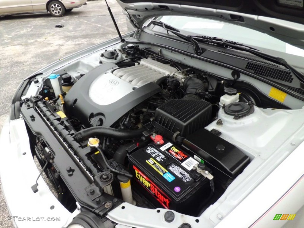 2005 Optima LX V6 - Diamond Silver / Gray photo #83