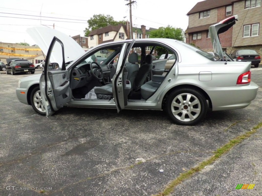 2005 Optima LX V6 - Diamond Silver / Gray photo #92