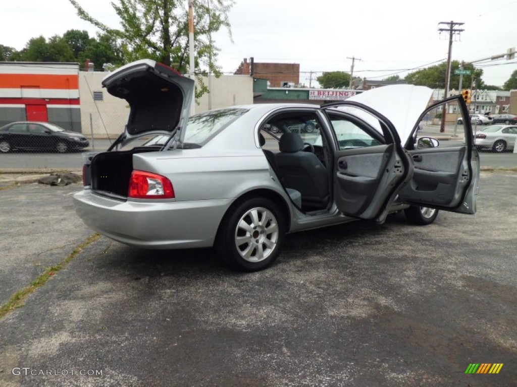 2005 Optima LX V6 - Diamond Silver / Gray photo #94