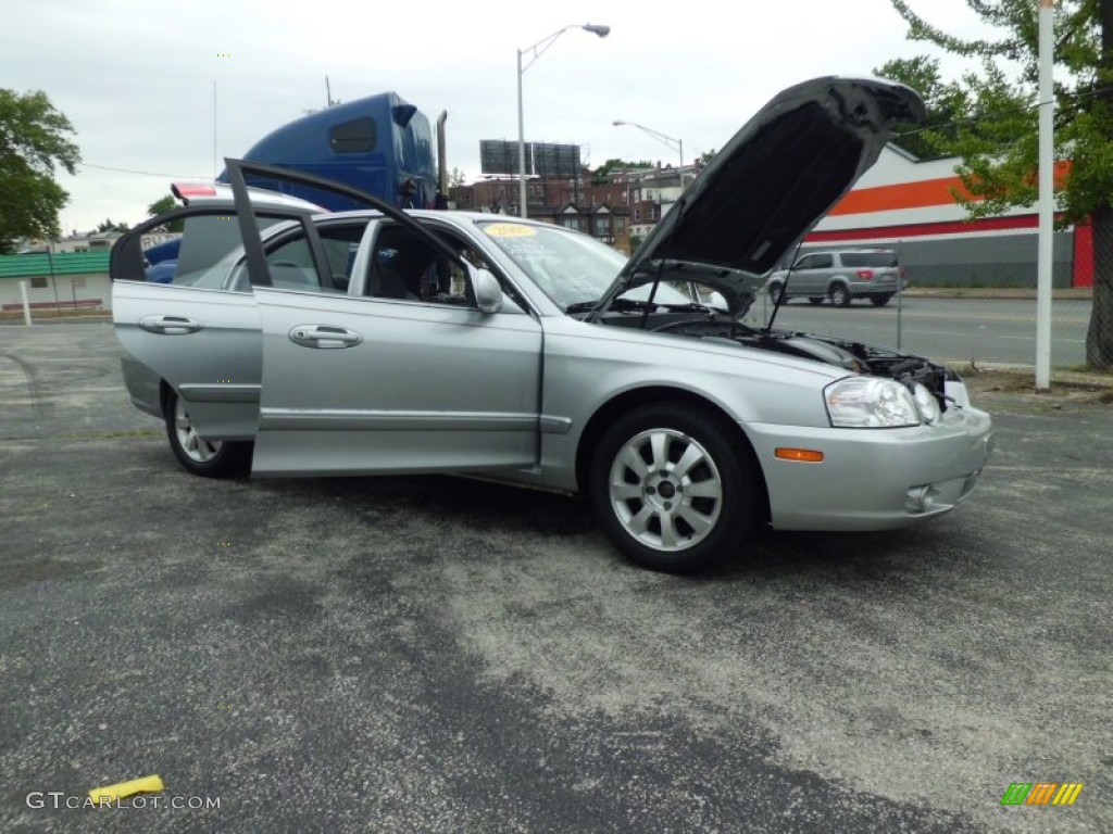 2005 Optima LX V6 - Diamond Silver / Gray photo #95