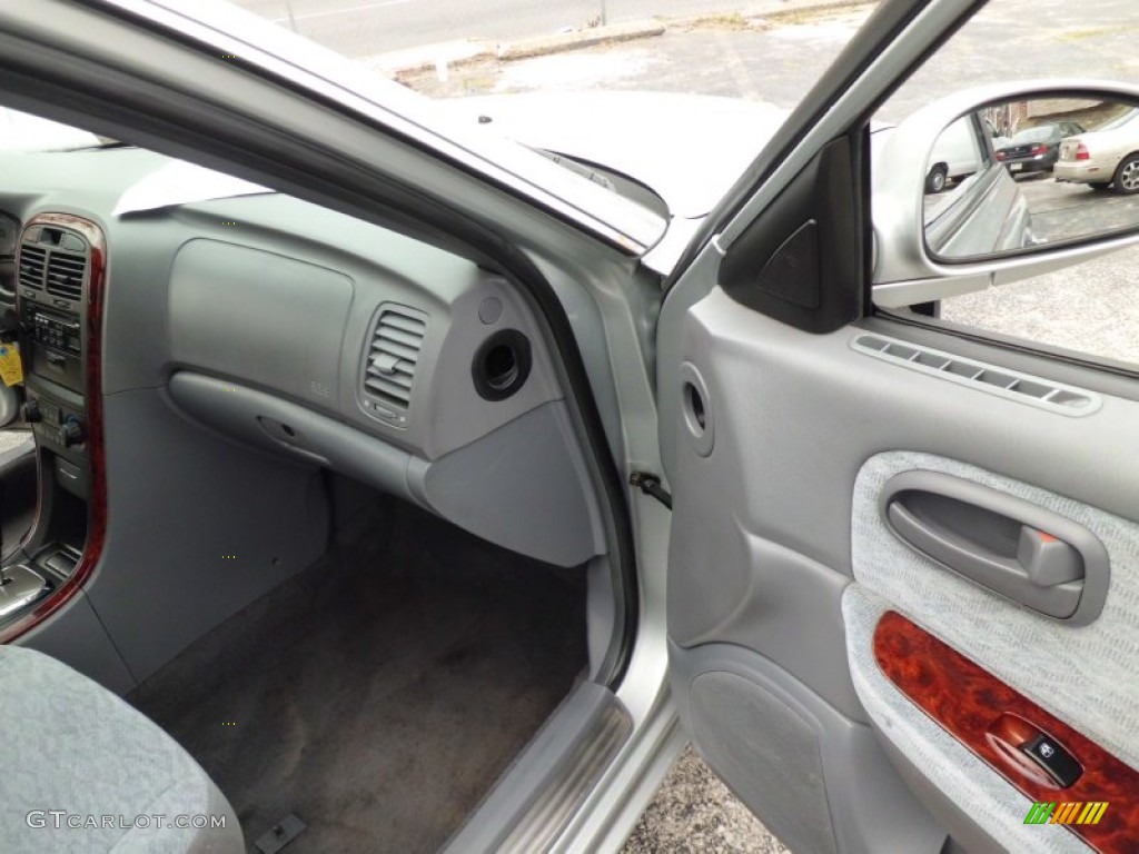 2005 Optima LX V6 - Diamond Silver / Gray photo #99