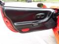 Black 2000 Chevrolet Corvette Coupe Door Panel
