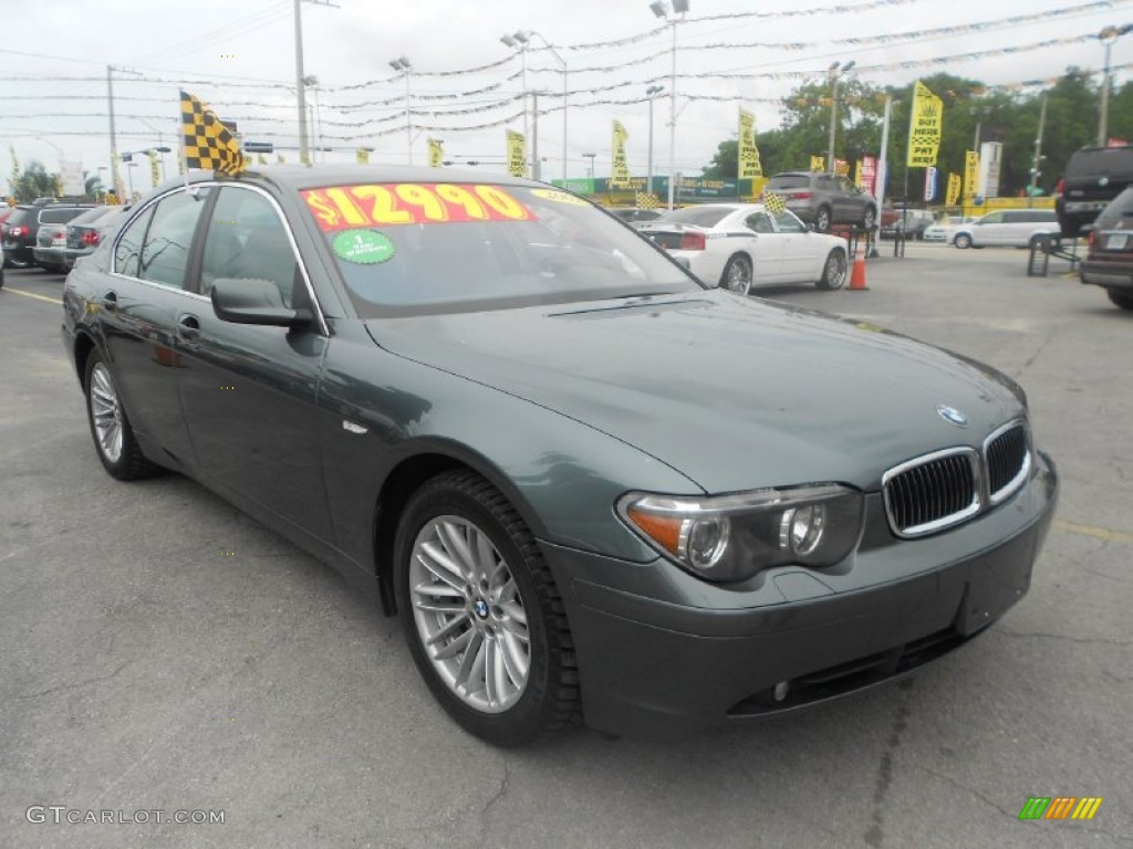 2002 7 Series 745i Sedan - Titanium Grey Metallic / Flannel Grey photo #11