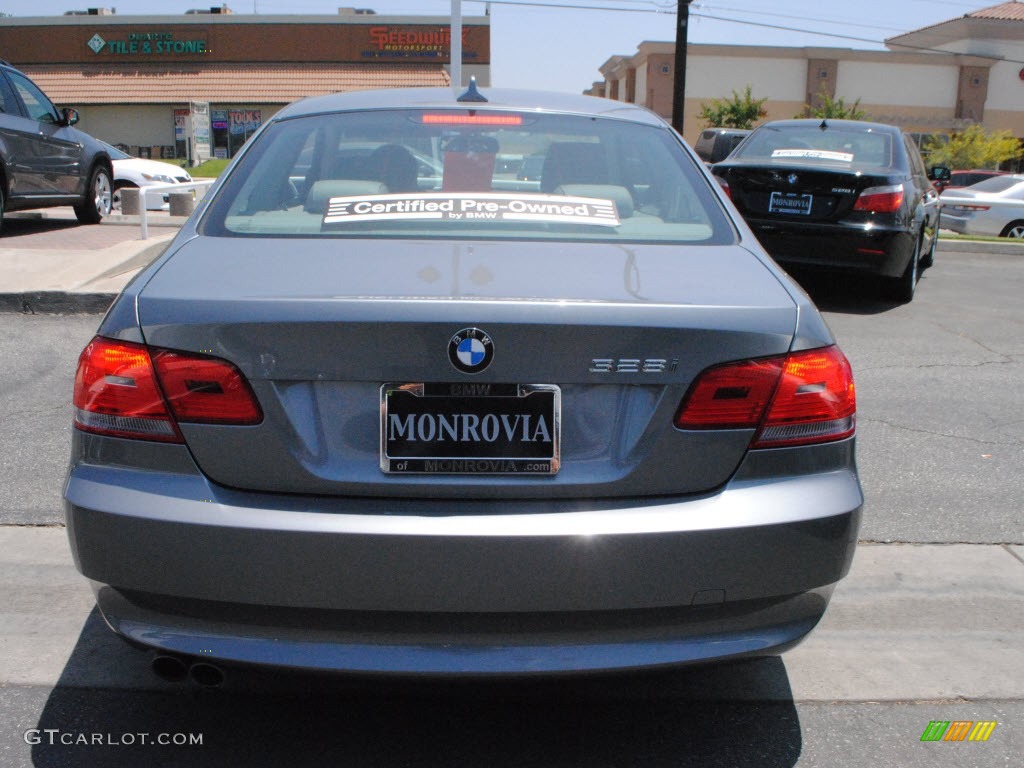 2009 3 Series 328i Coupe - Space Grey Metallic / Grey photo #3