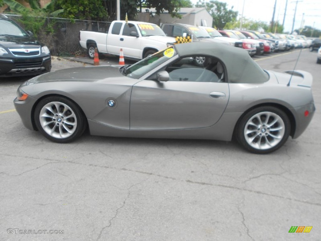 2003 Z4 2.5i Roadster - Sterling Grey Metallic / Beige photo #8