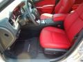 Black/Red 2012 Dodge Charger R/T Max Interior Color