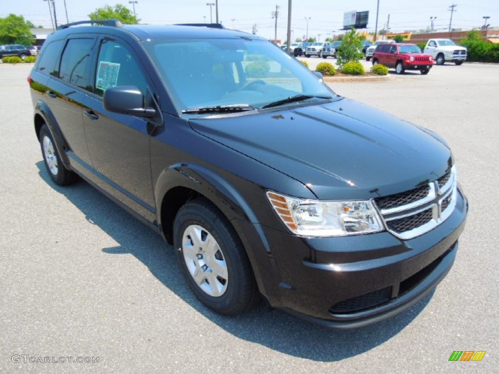 2012 Journey SE - Brilliant Black Crystal Pearl / Black photo #2