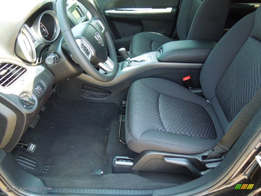 2012 Journey SE - Brilliant Black Crystal Pearl / Black photo #8