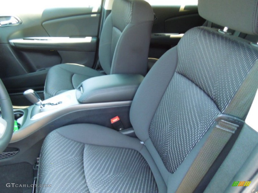 2012 Journey SE - Brilliant Black Crystal Pearl / Black photo #9