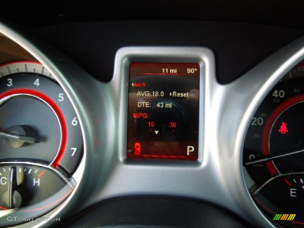 2012 Journey SE - Brilliant Black Crystal Pearl / Black photo #16