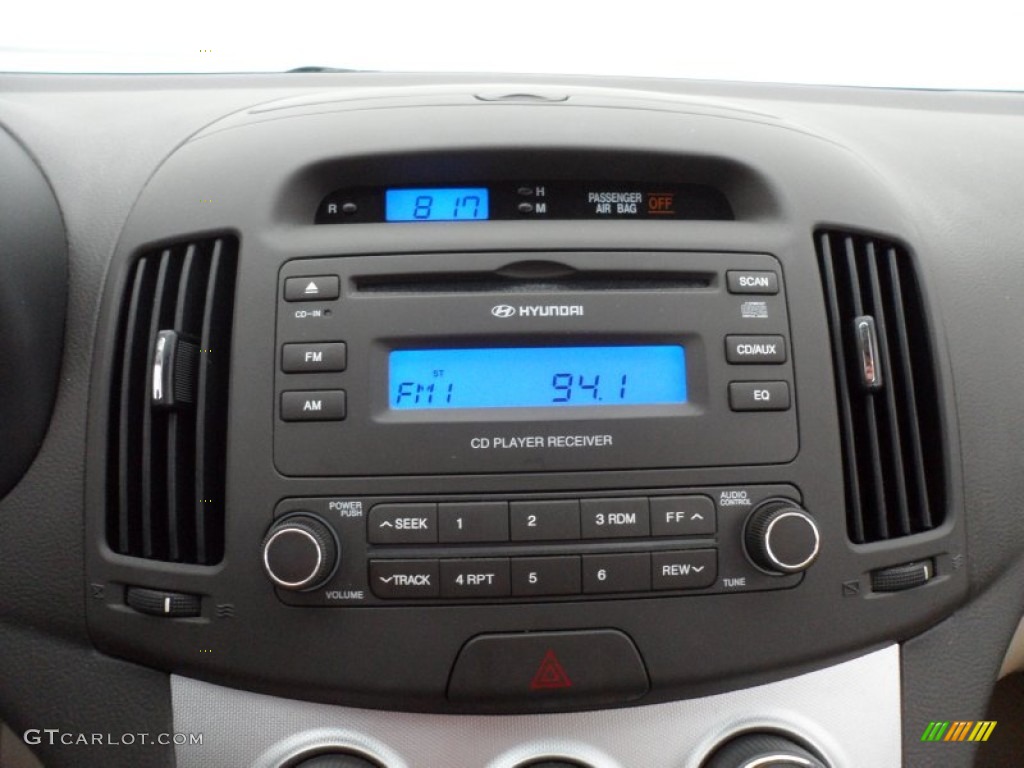 2007 Hyundai Elantra GLS Sedan Audio System Photo #66868013
