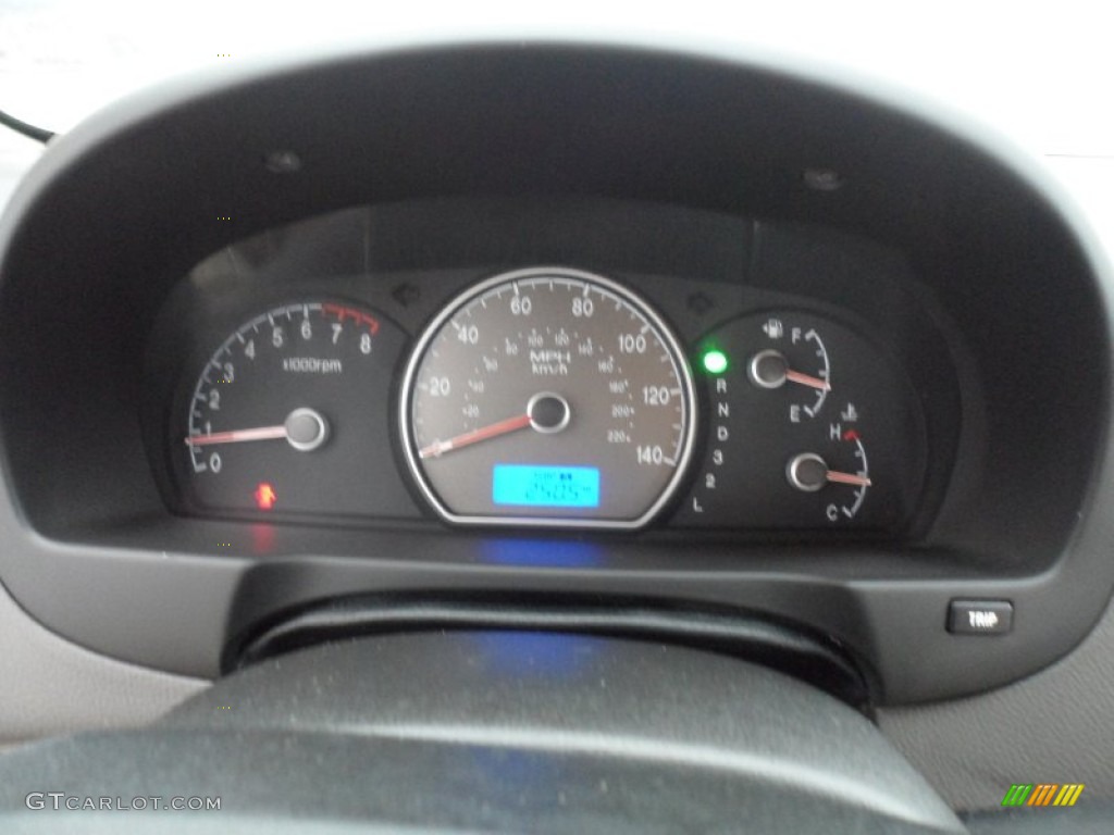 2007 Hyundai Elantra GLS Sedan Gauges Photo #66868040