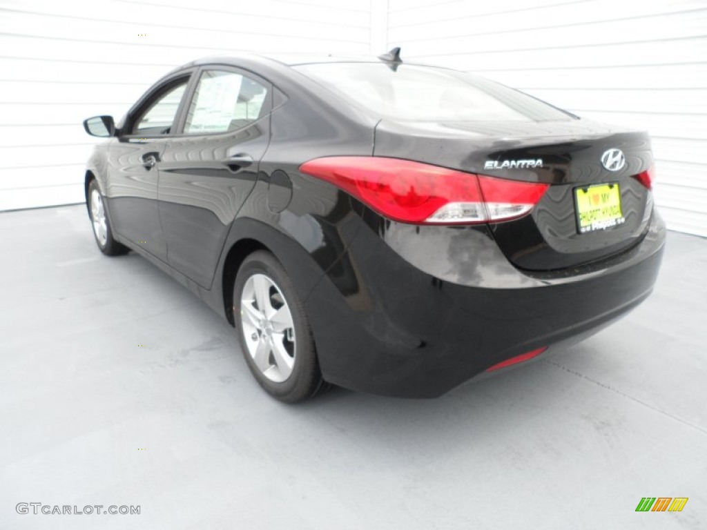 2013 Elantra GLS - Black / Gray photo #5