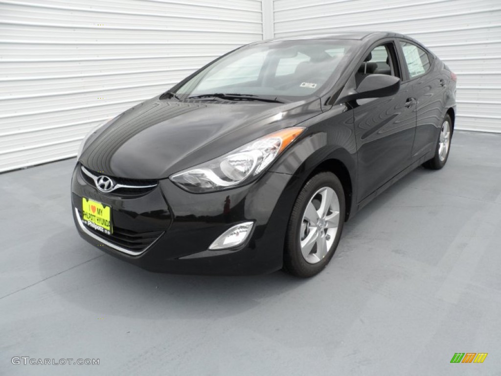 2013 Elantra GLS - Black / Gray photo #7