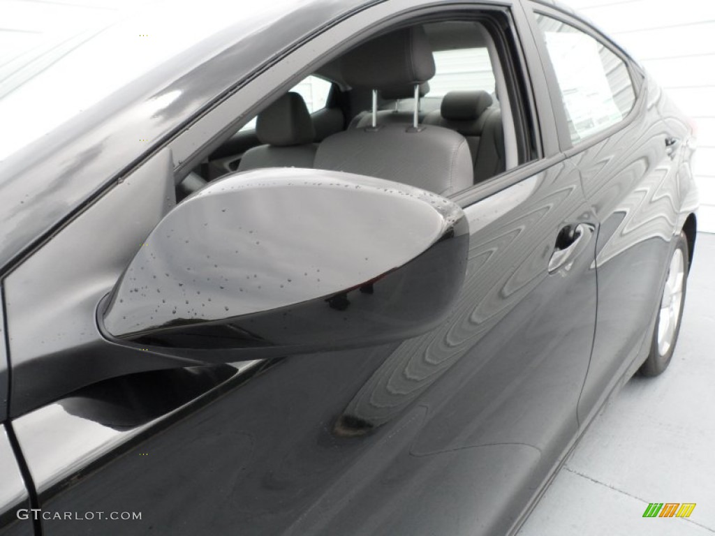 2013 Elantra GLS - Black / Gray photo #12