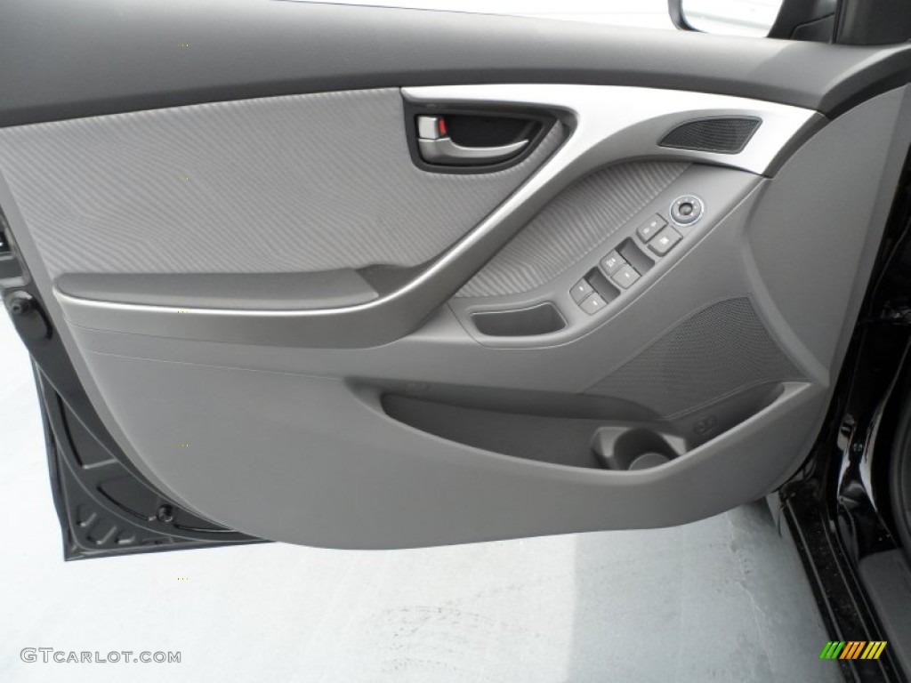 2013 Elantra GLS - Black / Gray photo #21