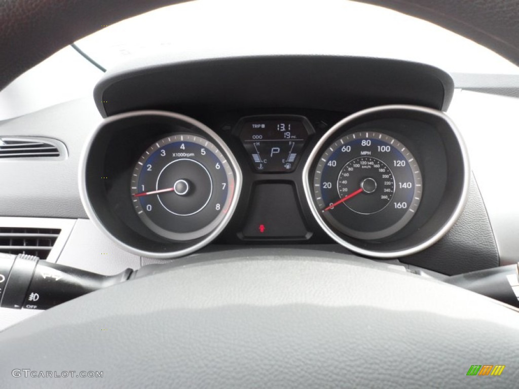 2013 Elantra GLS - Black / Gray photo #31