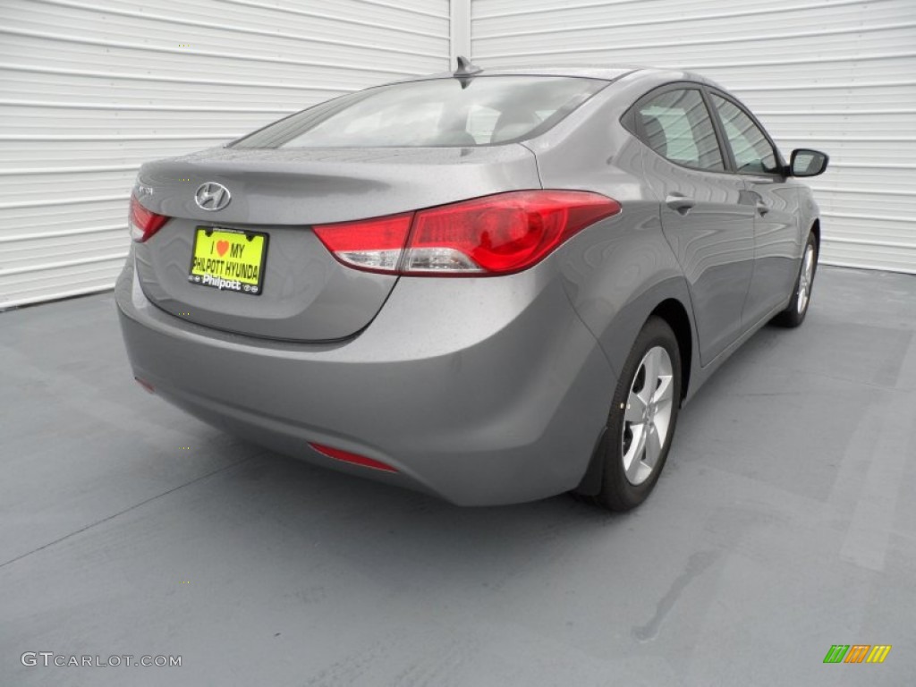 2013 Elantra GLS - Titanium Gray Metallic / Gray photo #3