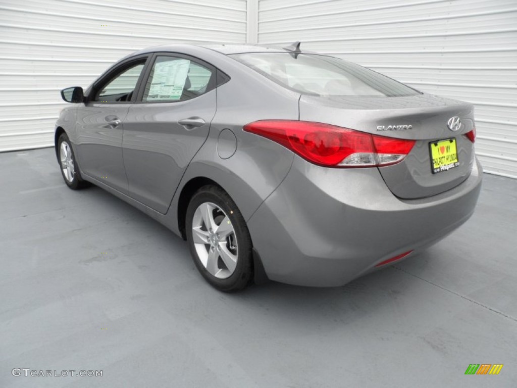 2013 Elantra GLS - Titanium Gray Metallic / Gray photo #5