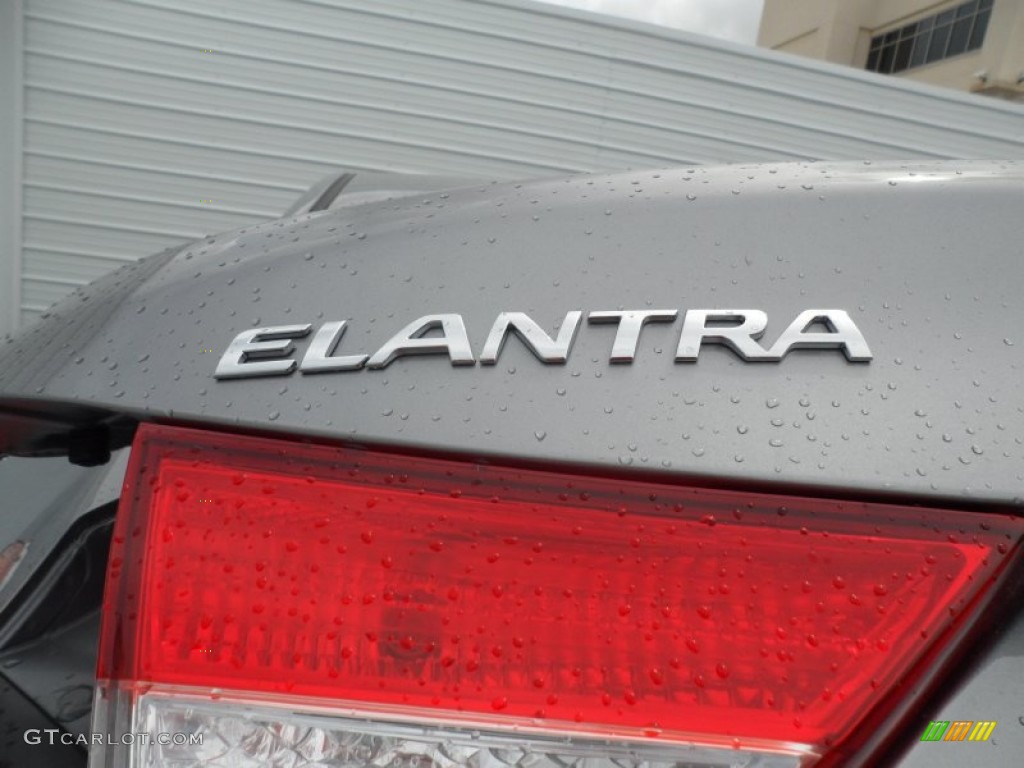 2013 Elantra GLS - Titanium Gray Metallic / Gray photo #15