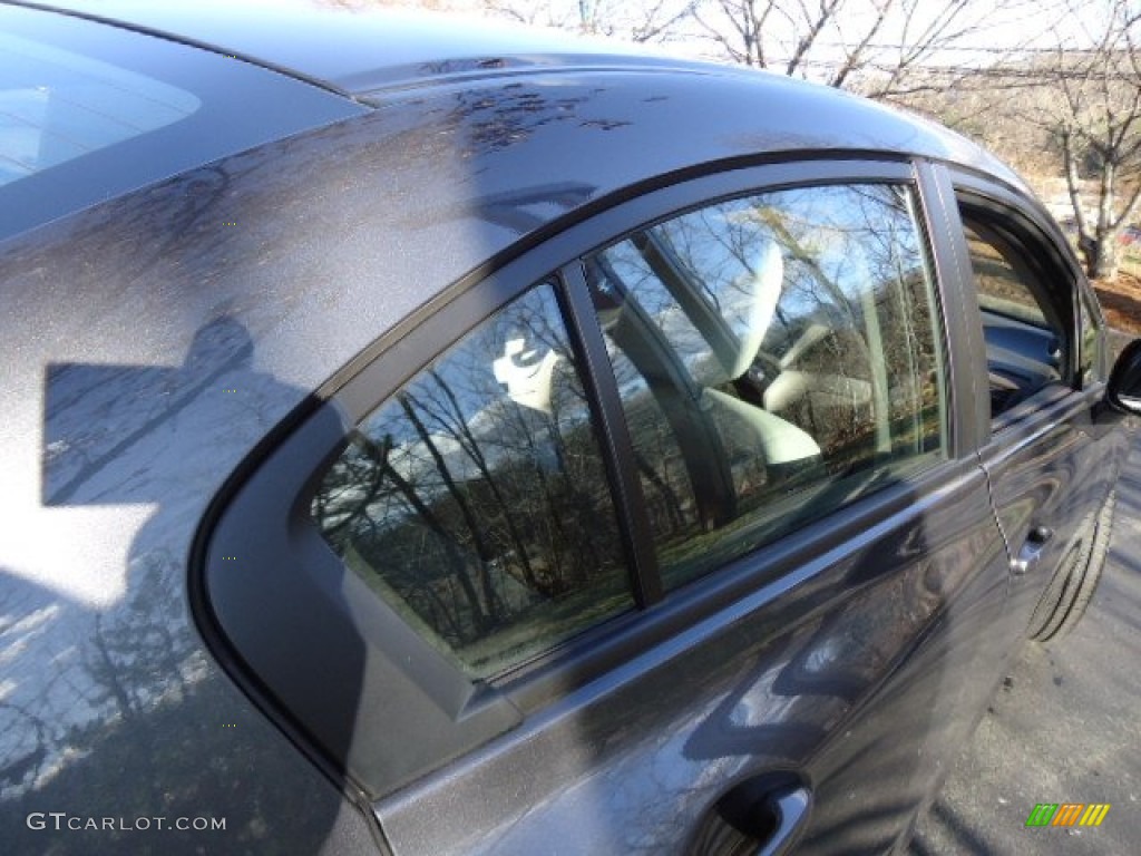 2012 Civic EX-L Sedan - Polished Metal Metallic / Gray photo #11