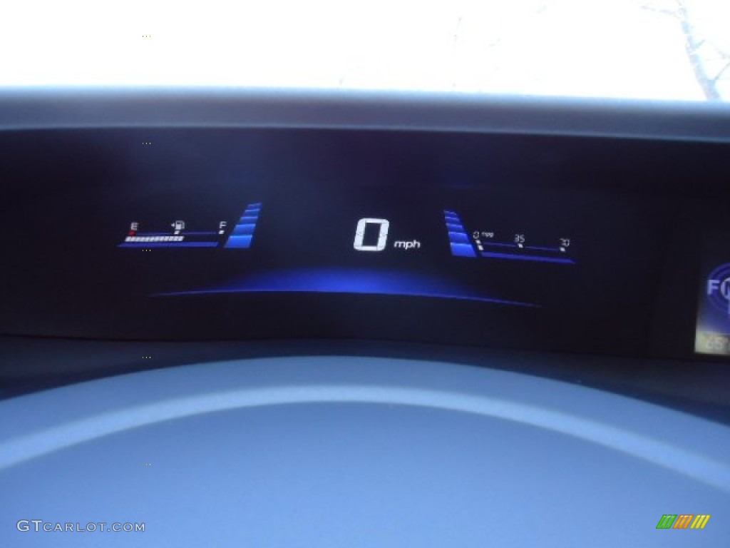 2012 Civic EX-L Sedan - Polished Metal Metallic / Gray photo #20