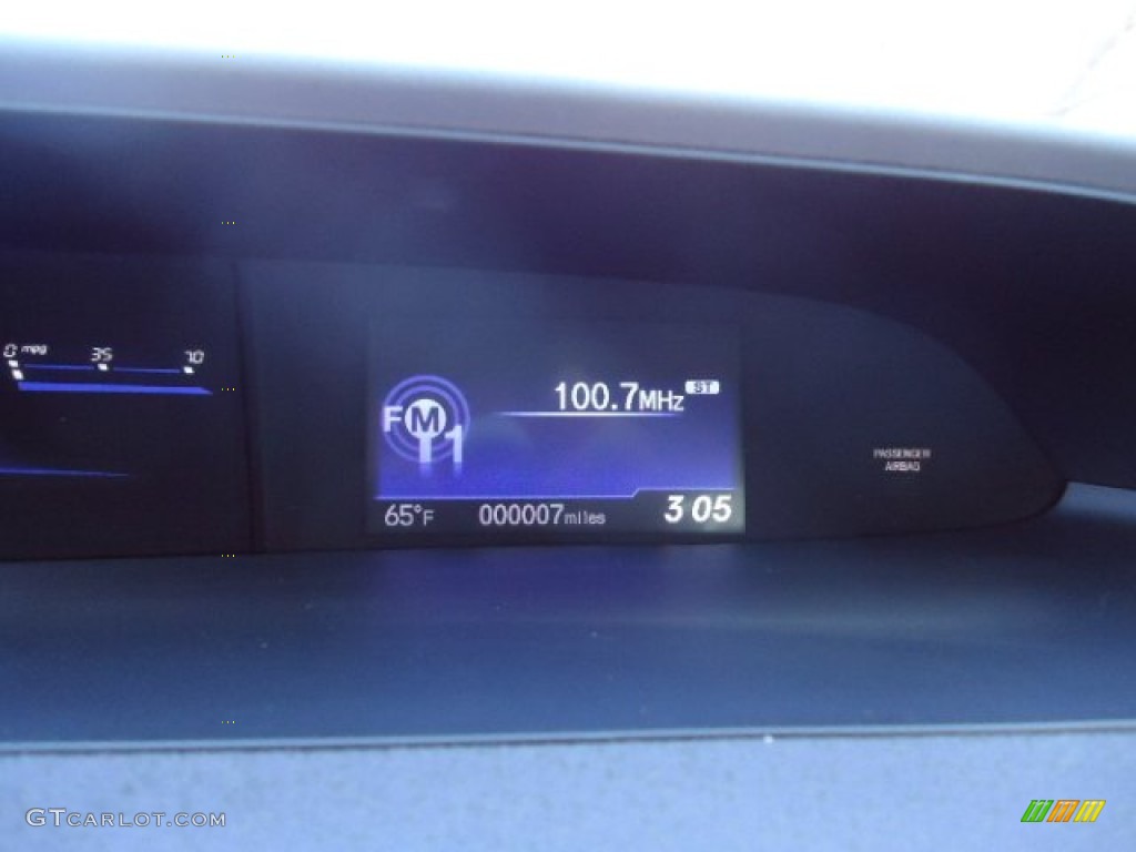 2012 Civic EX-L Sedan - Polished Metal Metallic / Gray photo #21