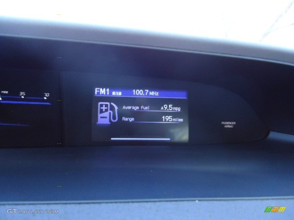 2012 Civic EX-L Sedan - Polished Metal Metallic / Gray photo #22