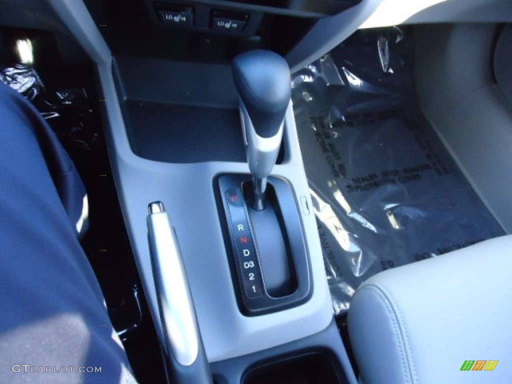 2012 Civic EX-L Sedan - Polished Metal Metallic / Gray photo #32