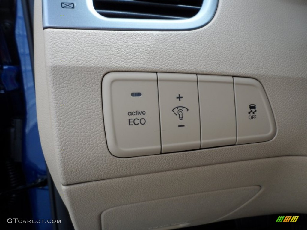2013 Elantra GLS - Atlantic Blue / Beige photo #34