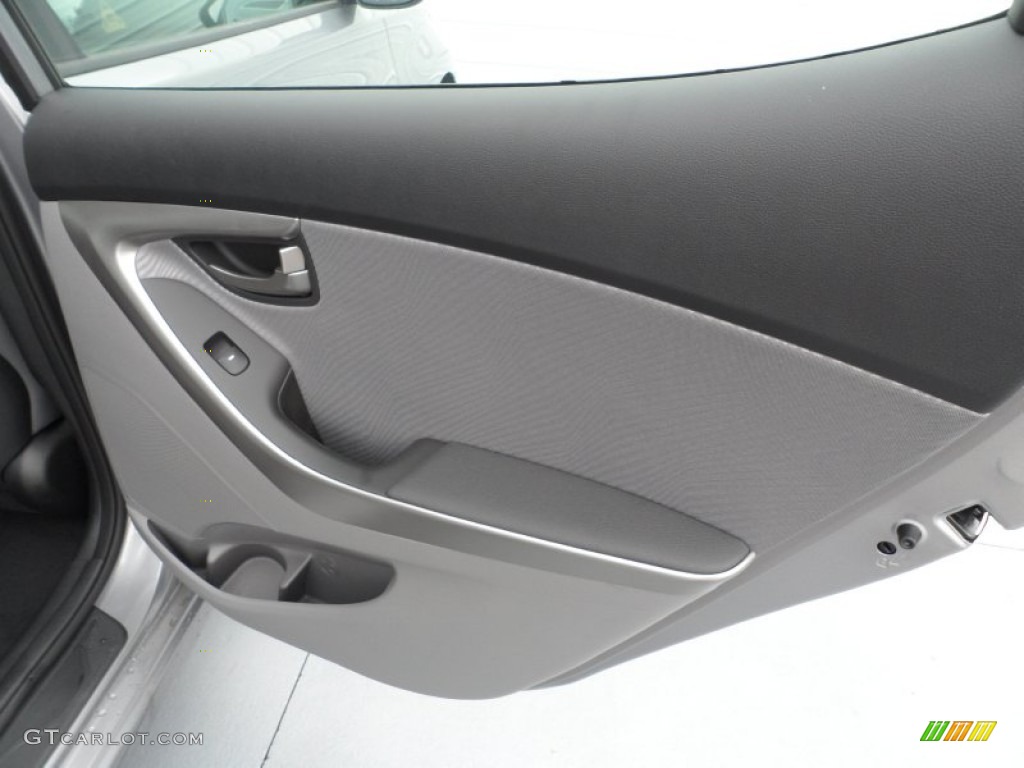 2013 Elantra GLS - Titanium Gray Metallic / Gray photo #19