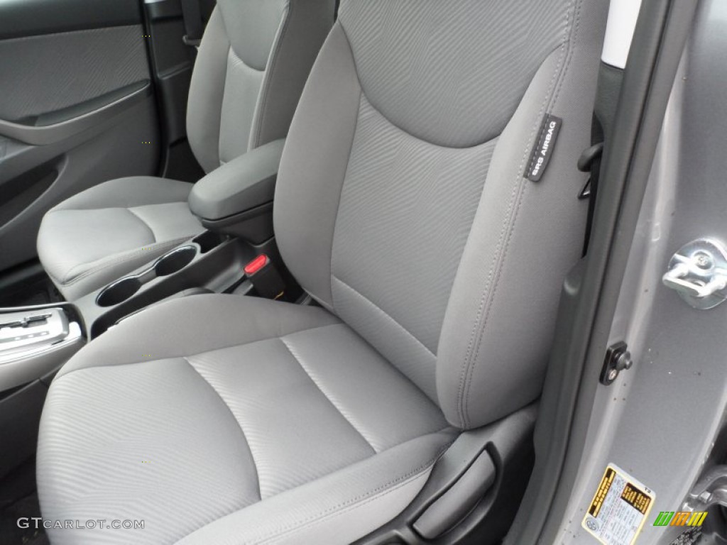 2013 Elantra GLS - Titanium Gray Metallic / Gray photo #24