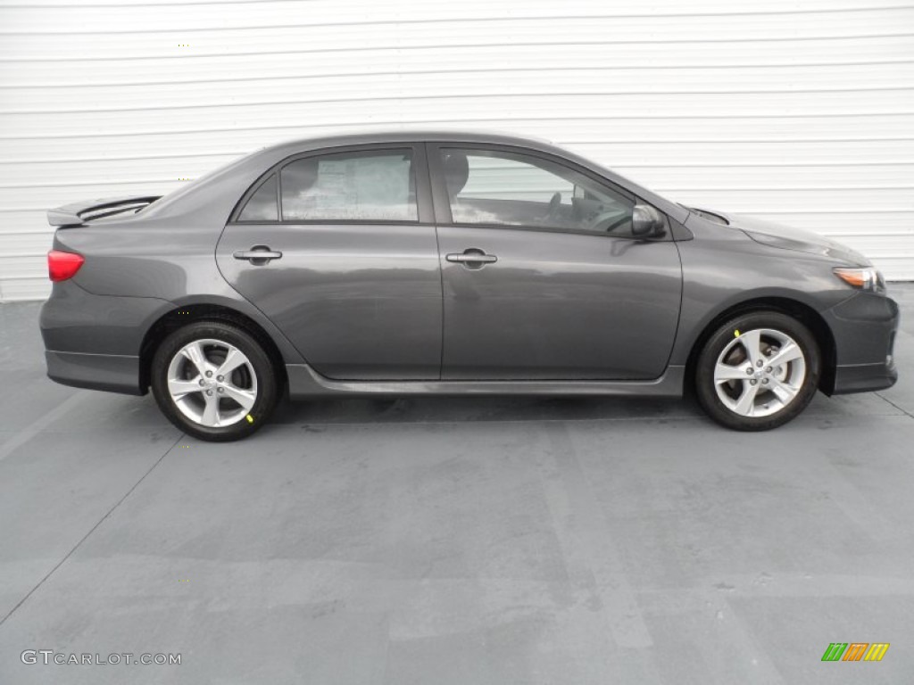 2012 Corolla S - Magnetic Gray Metallic / Dark Charcoal photo #2