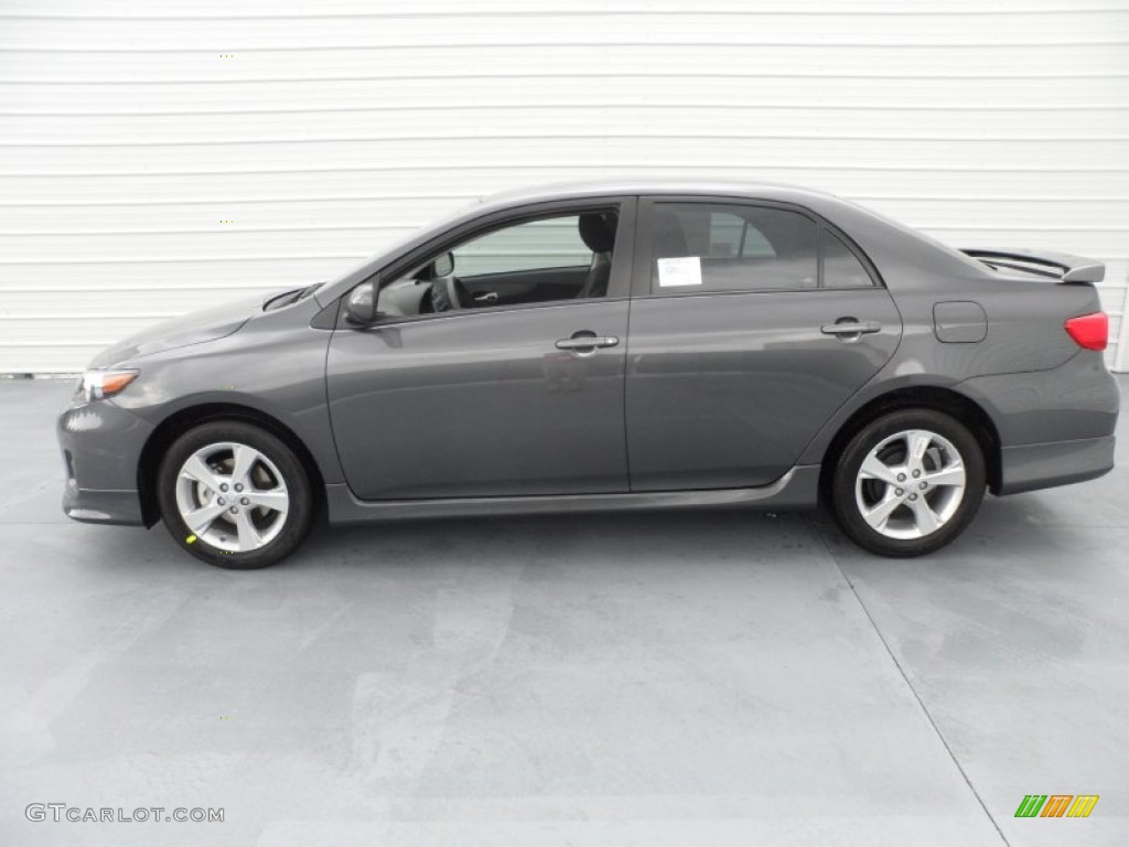 2012 Corolla S - Magnetic Gray Metallic / Dark Charcoal photo #5
