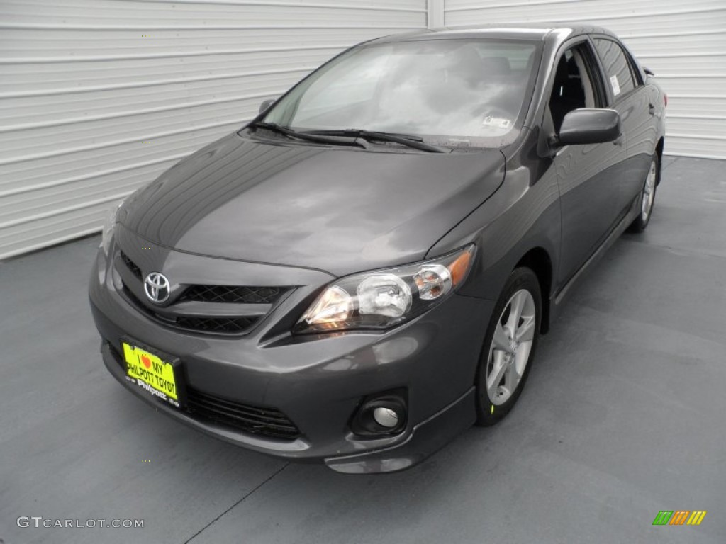 2012 Corolla S - Magnetic Gray Metallic / Dark Charcoal photo #6