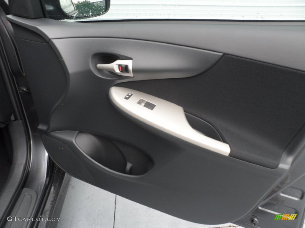 2012 Corolla S - Magnetic Gray Metallic / Dark Charcoal photo #16