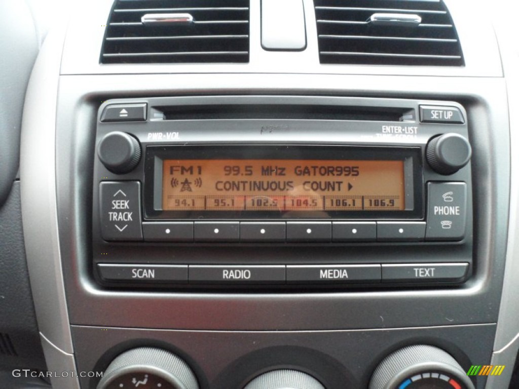 2012 Corolla S - Magnetic Gray Metallic / Dark Charcoal photo #29