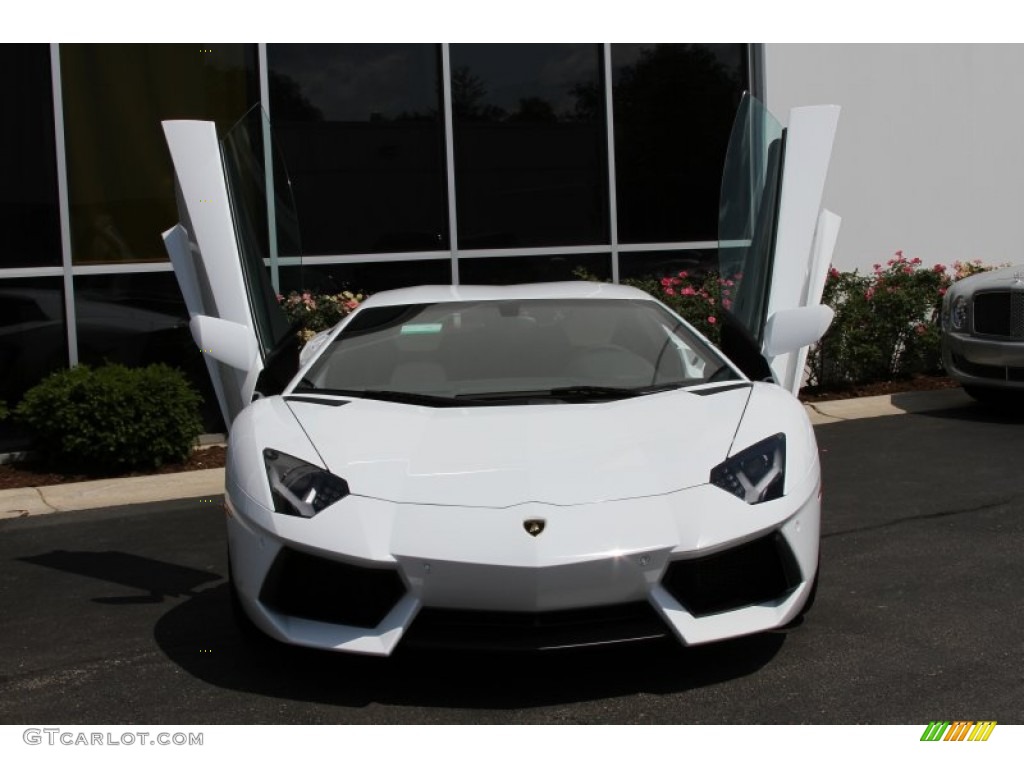 2012 Aventador LP 700-4 - Bianco Isis / Nero Ade photo #46