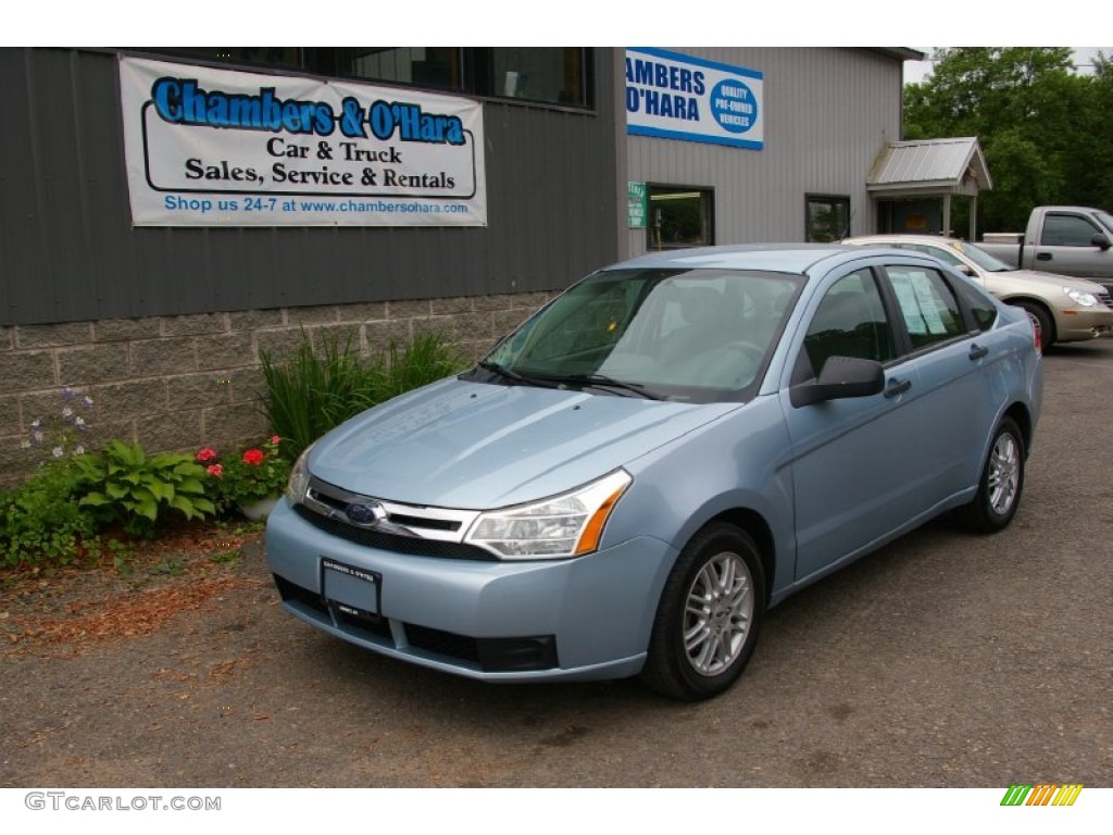 Light Ice Blue Metallic Ford Focus