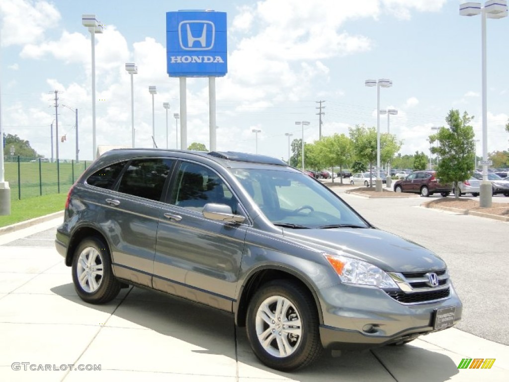 2011 CR-V EX-L - Polished Metal Metallic / Gray photo #2