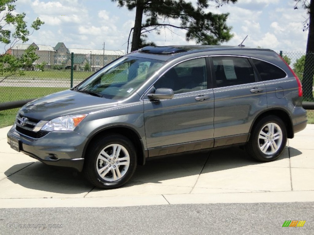 2011 CR-V EX-L - Polished Metal Metallic / Gray photo #9